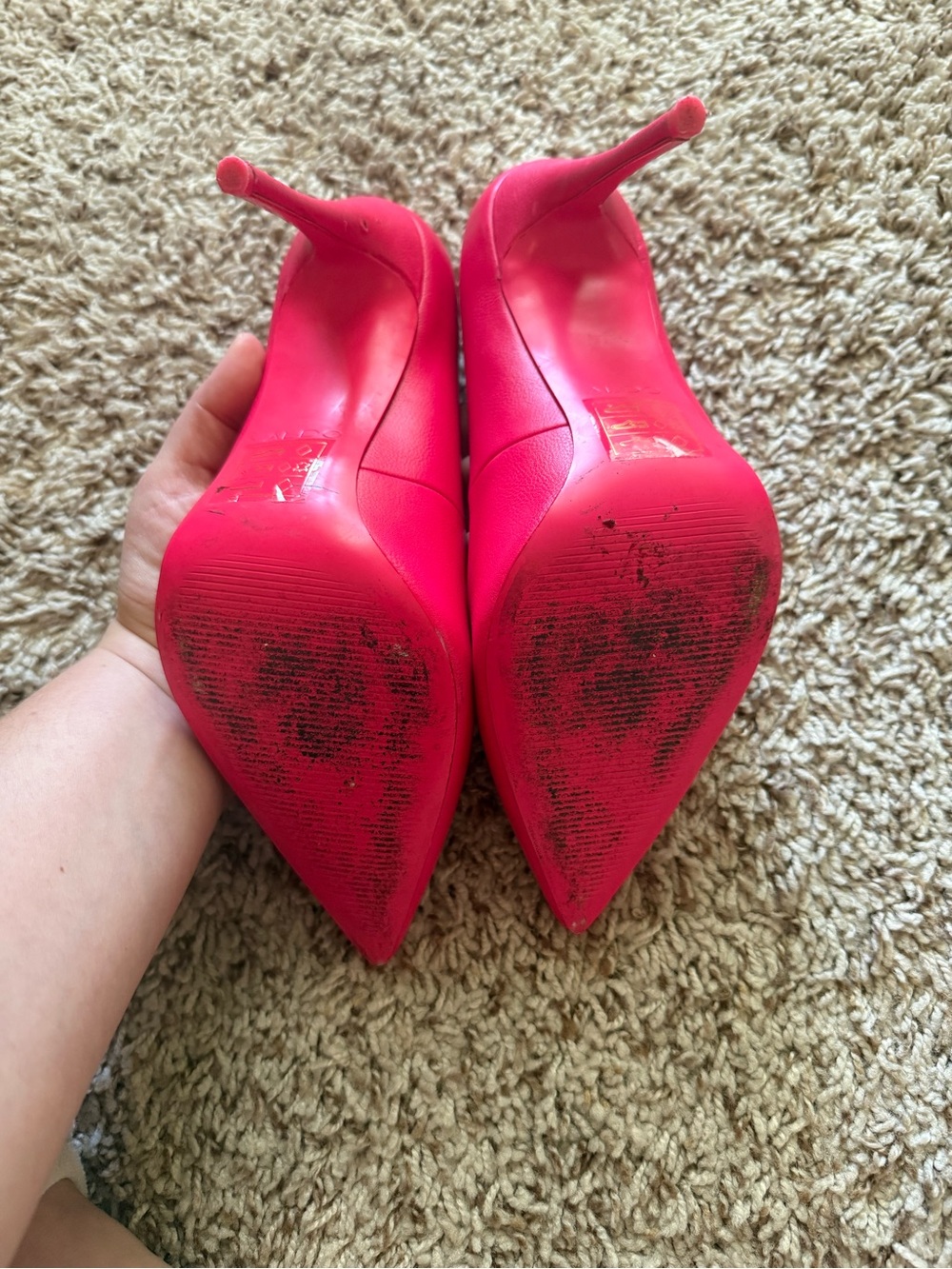 ALDO size 9 hot pink stilettos - Picture 6 of 8